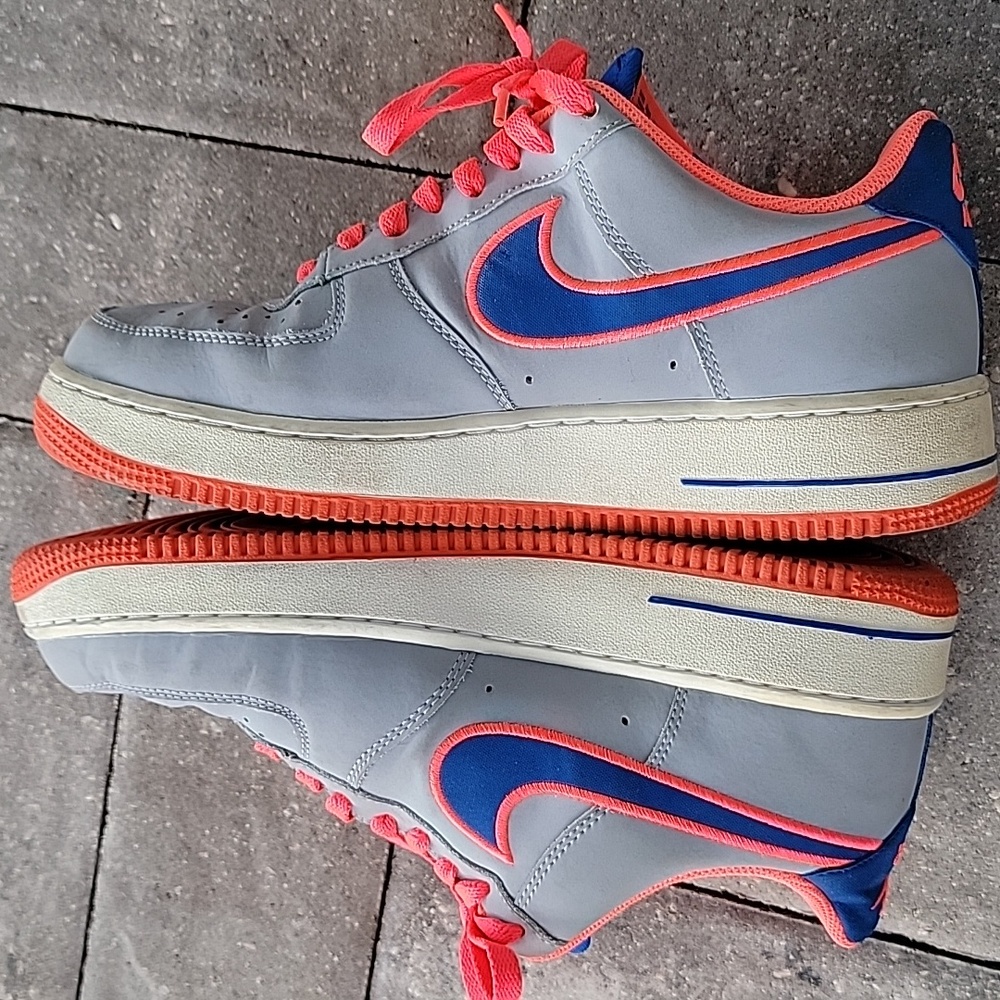 Nike Air Force 1 Low Grey, Royal Blue, Hot Pink March 2012 - Picture 4 of 7